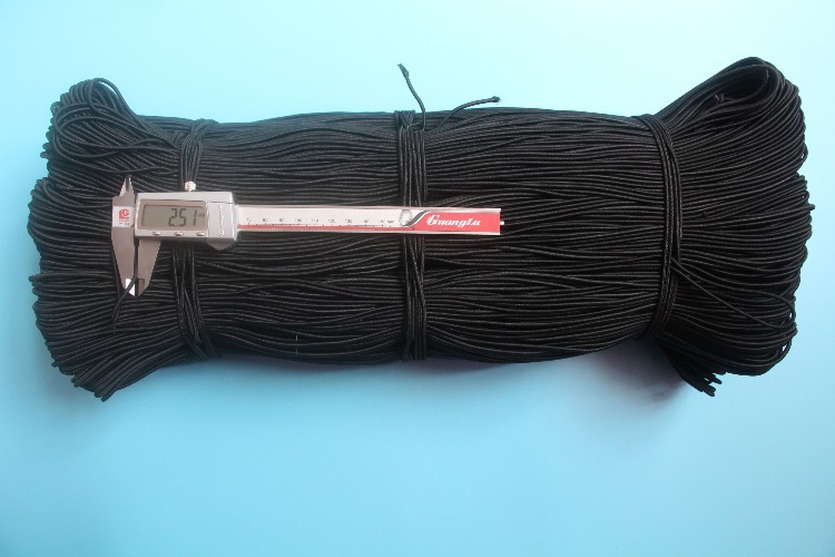 5mm弹力绳高弹力乳胶2.5毫米丙纶圆形松紧绳可定制