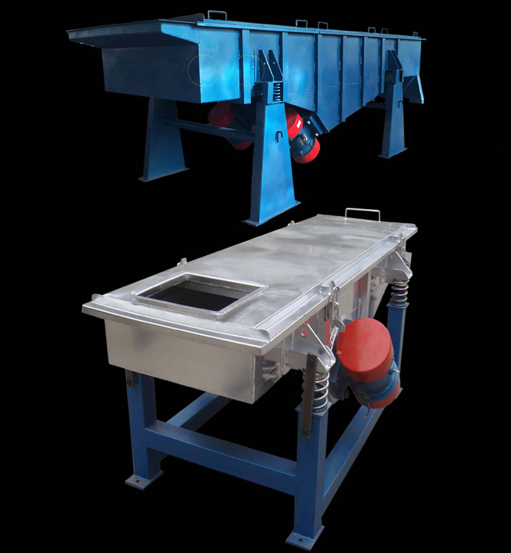 厂家直供玻璃振动筛分机 塑料颗粒直线筛选机 陶瓷直线振动筛