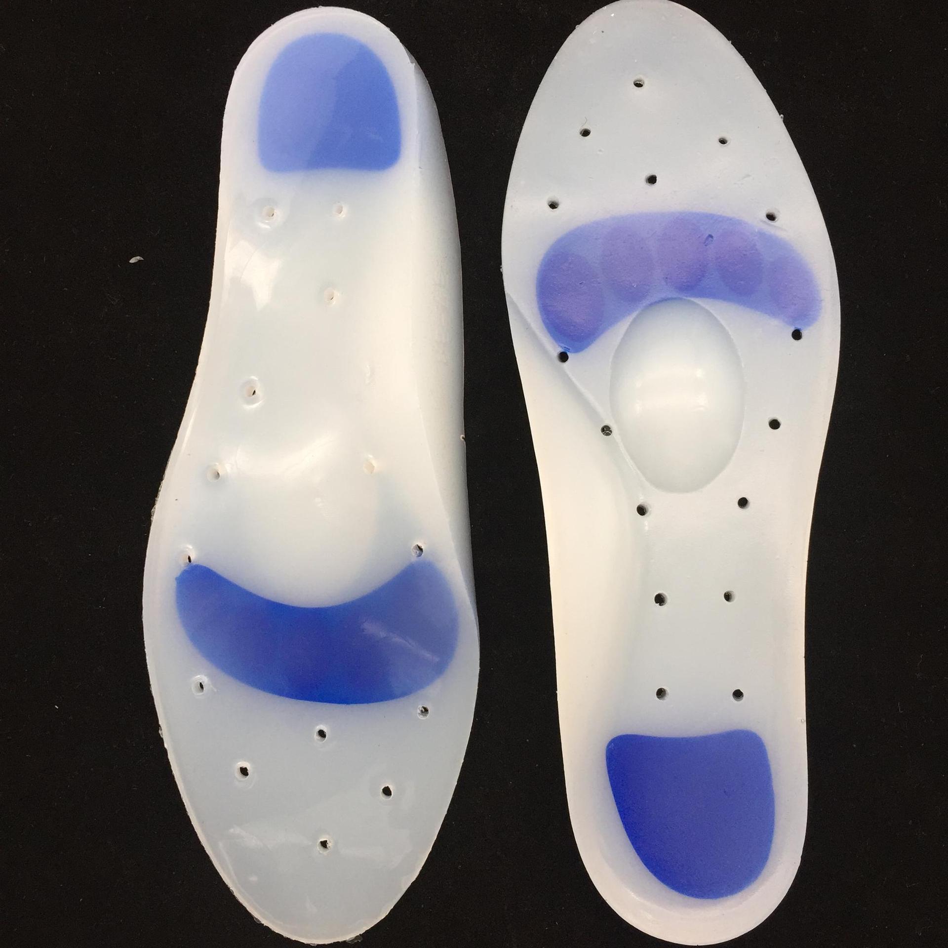 硅胶鞋垫 超软 男女防痛加厚减震足弓支撑鞋垫 缓解足跟骨刺疼痛