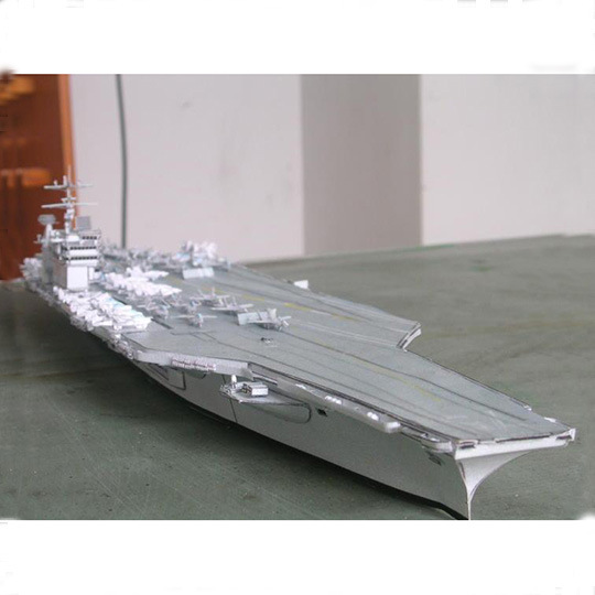 纸模型 47cm 美国尼米兹级杜鲁门号航空母舰模型  手工 diy