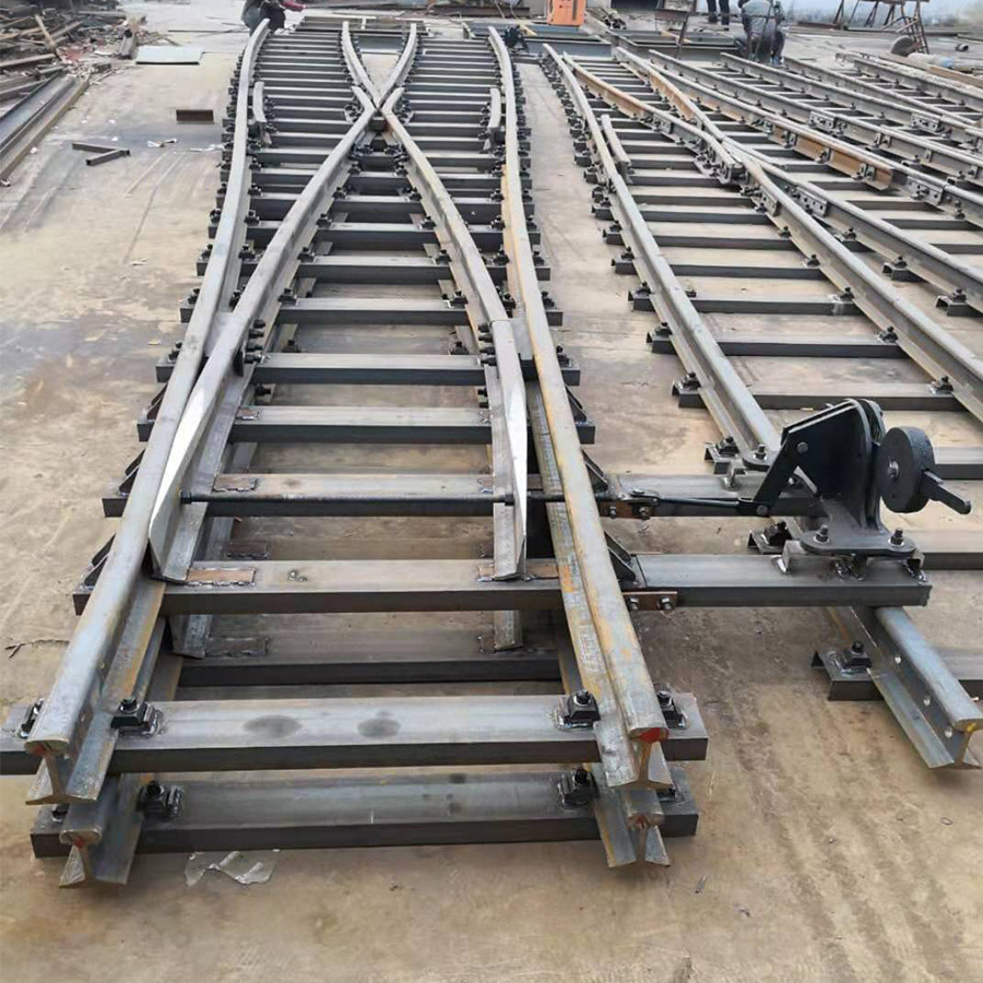 对称道岔 对称dc943一5一50钢枕道岔 对称钢枕道岔