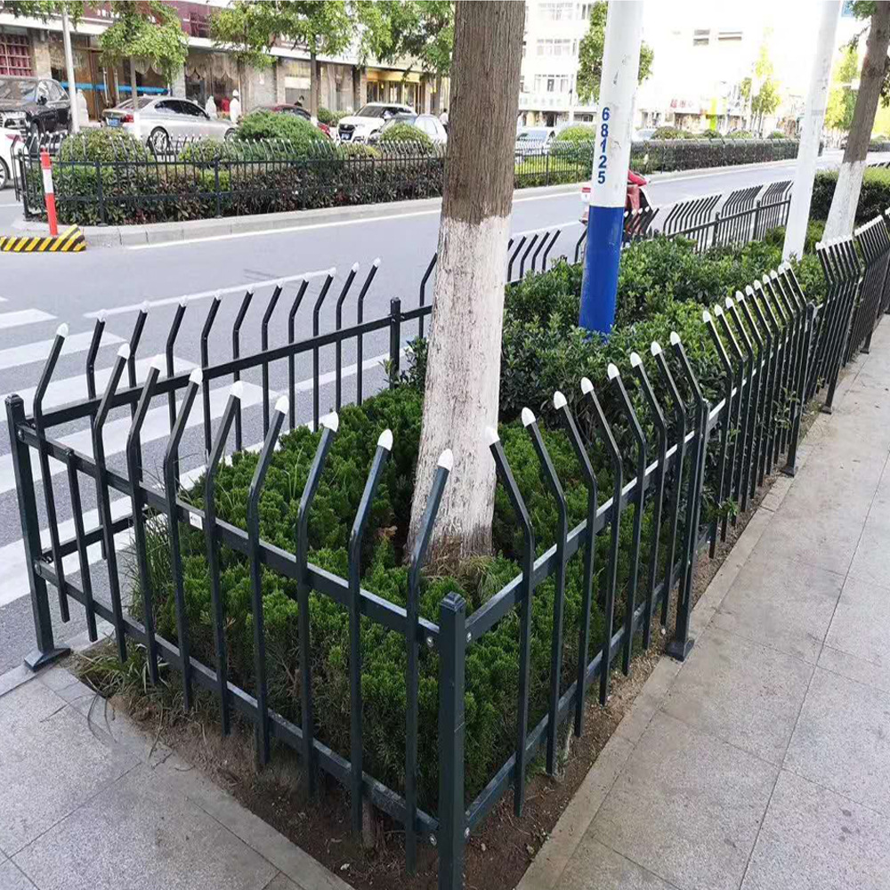 锌钢草坪护栏 公路绿化隔离栏花园庭院栅栏户外花圃篱笆围栏