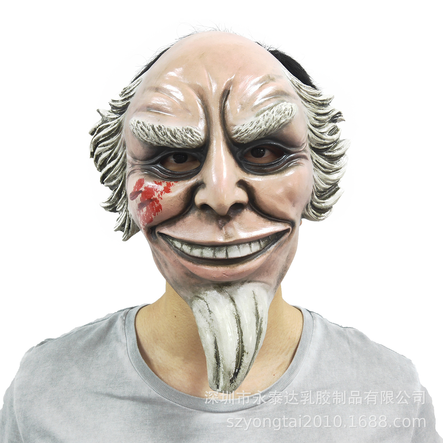人类清除计划3山姆大叔乳胶头套影视角色扮演unclesammask