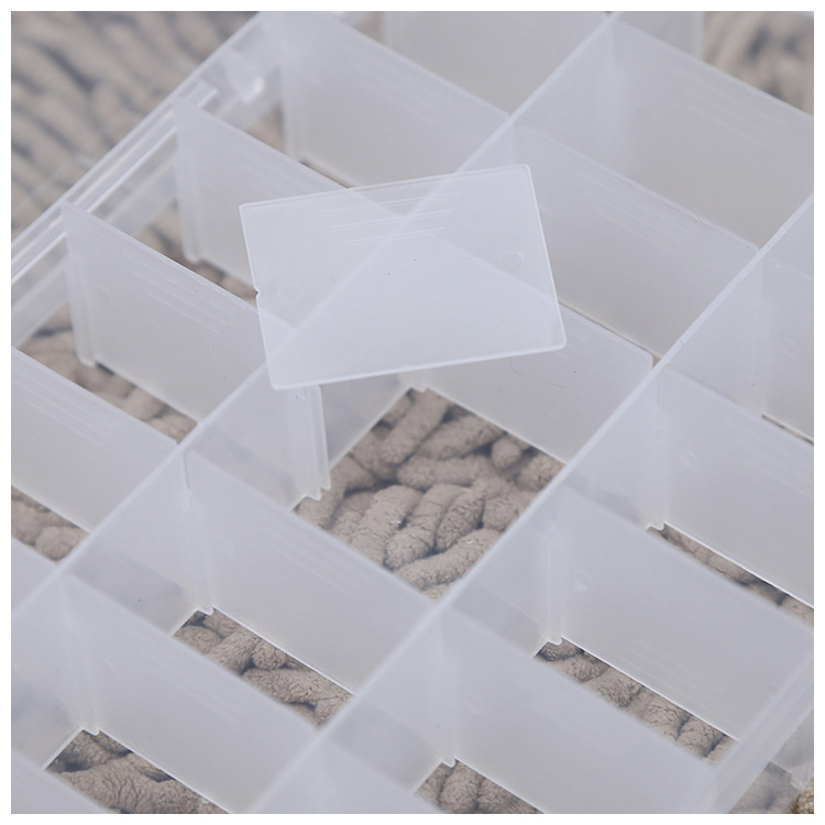 厂家直供塑料格子盒多格分格塑料盒ps环保食品级小零件包装盒