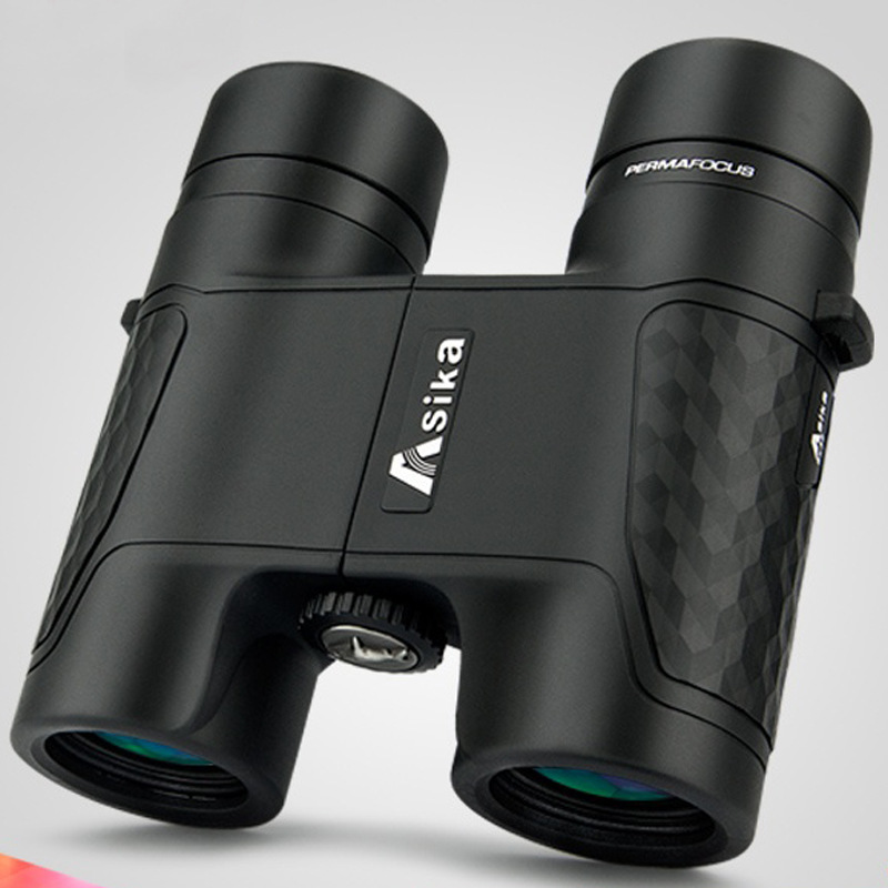 sika双筒望远镜便携式观景赏月演唱会看比赛自动追焦高清高倍手持