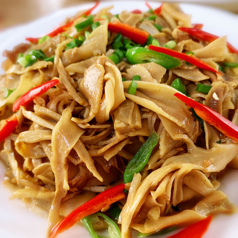 纸片笋湿笋碳烤笋500g免泡发农家竹笋江西特产干笋尖火锅笋批发