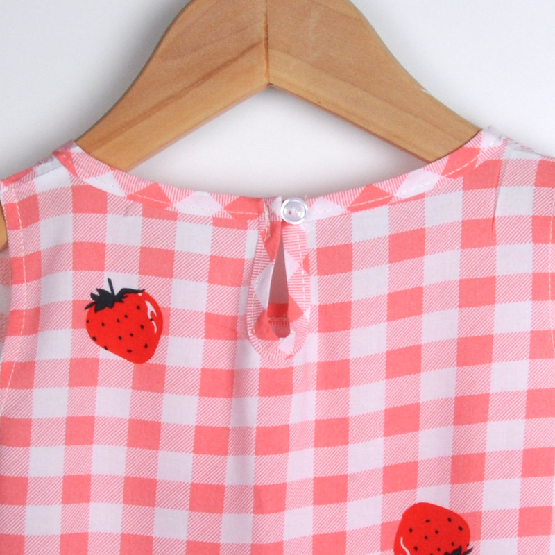 Girls' Summer Dress 2022 New Suspender Vest Dress Baby Girls' Bourette Dress Children's Floral Dress Children's Skirt