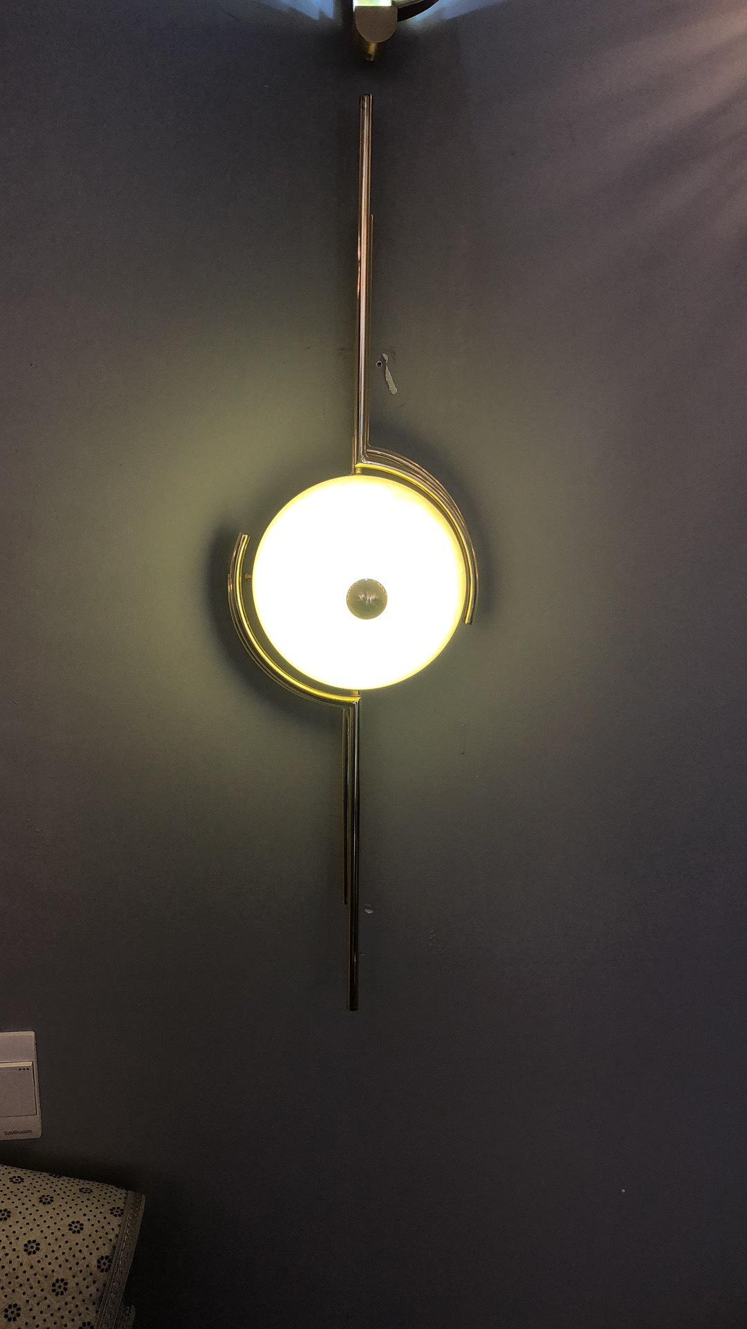 后现代个性天然云石轻奢艺术壁灯简约客厅创意床头卧室设计师壁灯