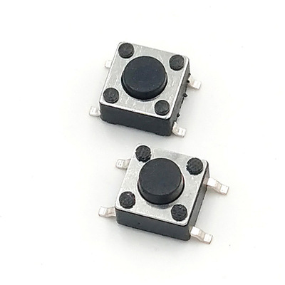 贴片按钮开关6*6 高度4.3h 6x6x4.3 按键 微动开关 铜脚耐高温