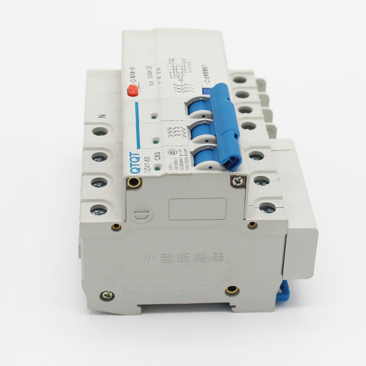 小型漏电断路器dz47le63家用空气开关3pn漏电保护器63a40a