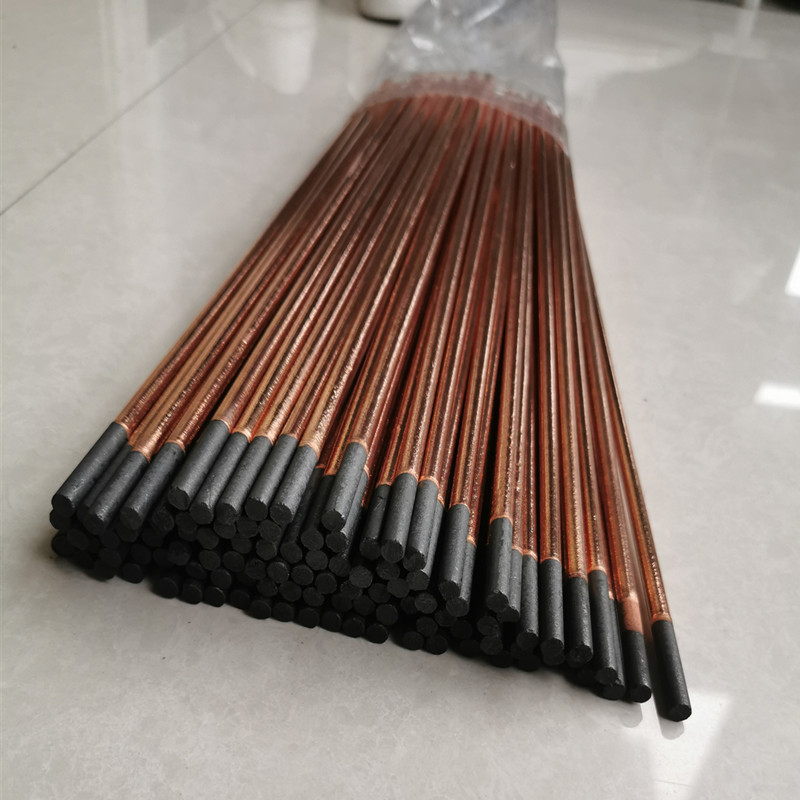 批发国标炭弧气刨碳棒圆碳棒6/8/10*355钣金修复整形机介子机碳棒