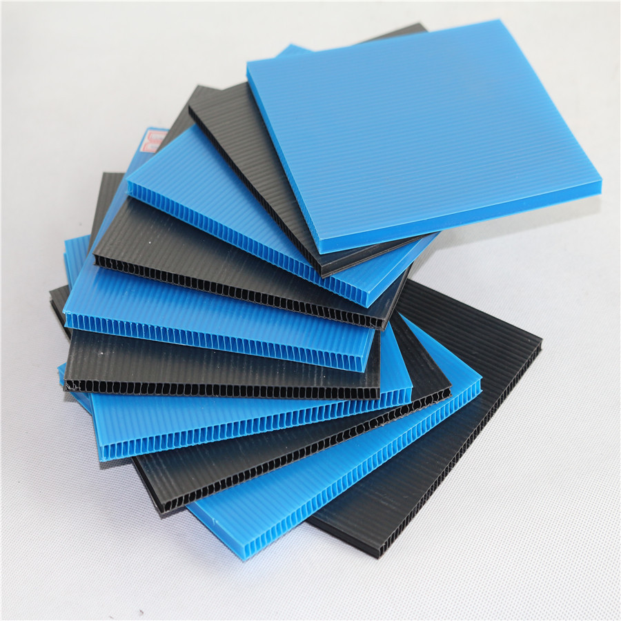 源头厂家直供pp/pe塑料中空板片材 防水防潮塑料纸壳板抗压耐磨损