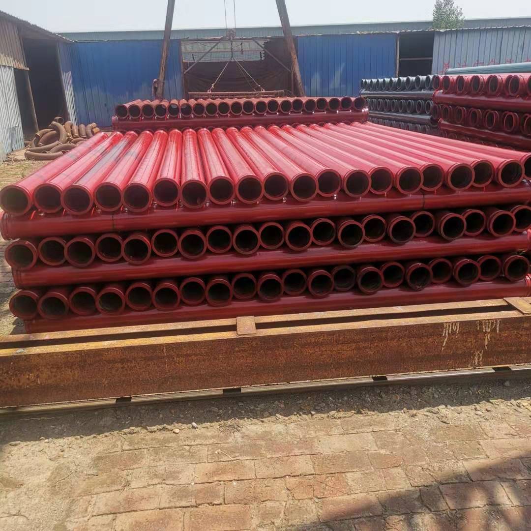 原厂混凝土输送地泵管 砼泵车泵管125 150高中低压耐磨泵管大弯头