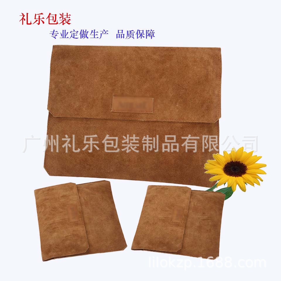 High Quality Genuine Leather Bag Briefcase File Flap Pu Leather Suede Bag Envelope Bag Clutch Bag Sewing Customer-Made
