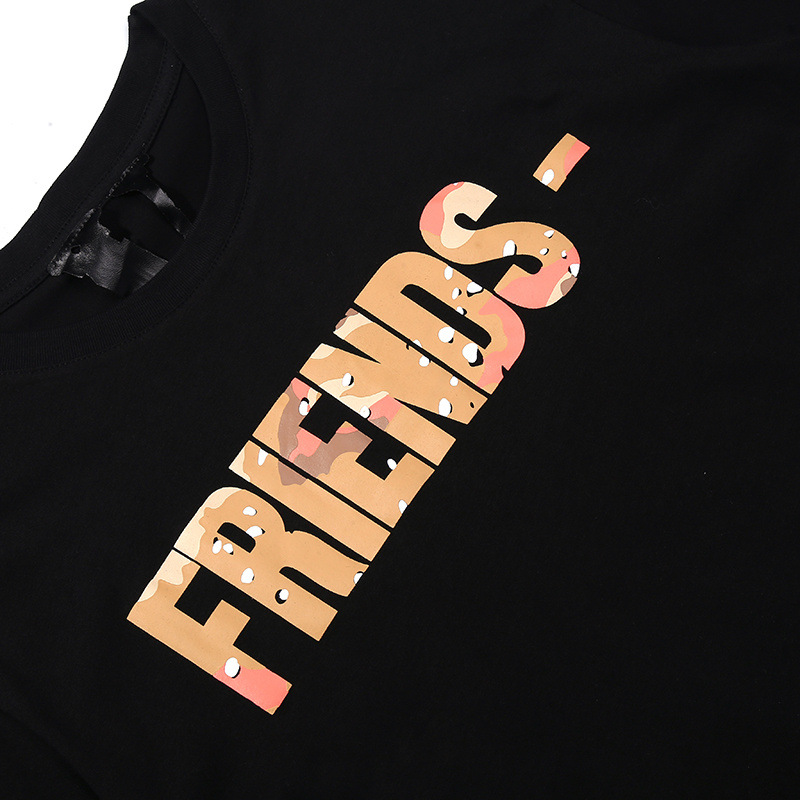 friends vlone 19ss新款t恤宽松潮牌短袖t恤男女情侣装批发
