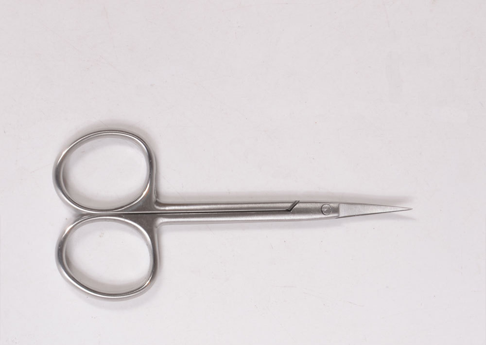 不锈钢剪刀眼科剪美容修眉刀剪多功能化妆师专用美妆工具9.5cm