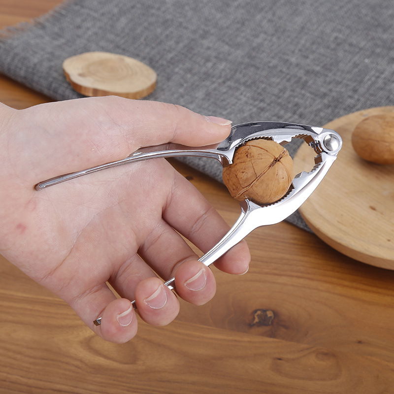 厂家直销锌合金核桃榛子夹子剥松子夹拨杏仁壳蟹核桃夹子现货批发