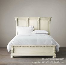 美式风格定制实木橡木箱体床1.5*1.8米液压储物主卧时尚双人婚床