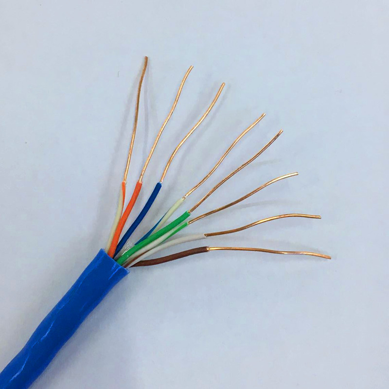 厂家直销超五类网线0.51高导铝网络线 铜包银cat5e铜包铝 300米