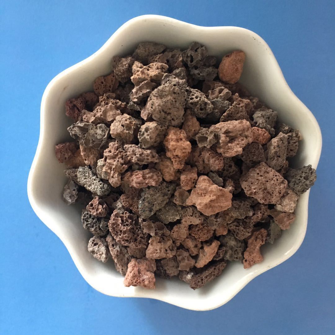 厂家供应园艺铺面用火山石颗粒 污水处理用火山石量大优惠