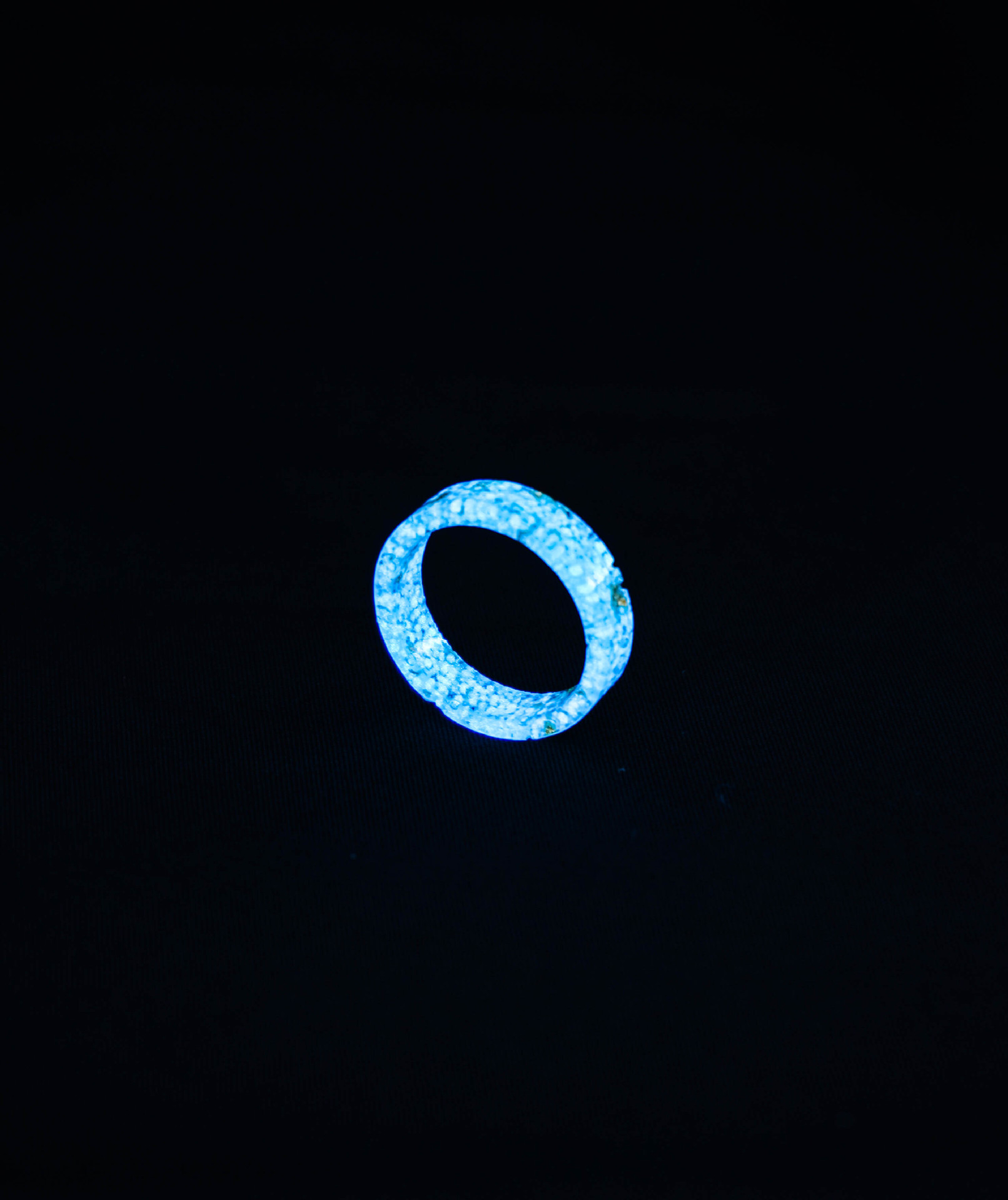 secretwoode夜光爆花戒指特色戒指树脂戒指夜光戒指一件代发