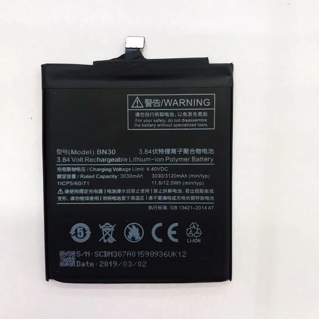 适用于小米红米4a手机电池bn30高容量聚合物锂电池红米4a内置电池