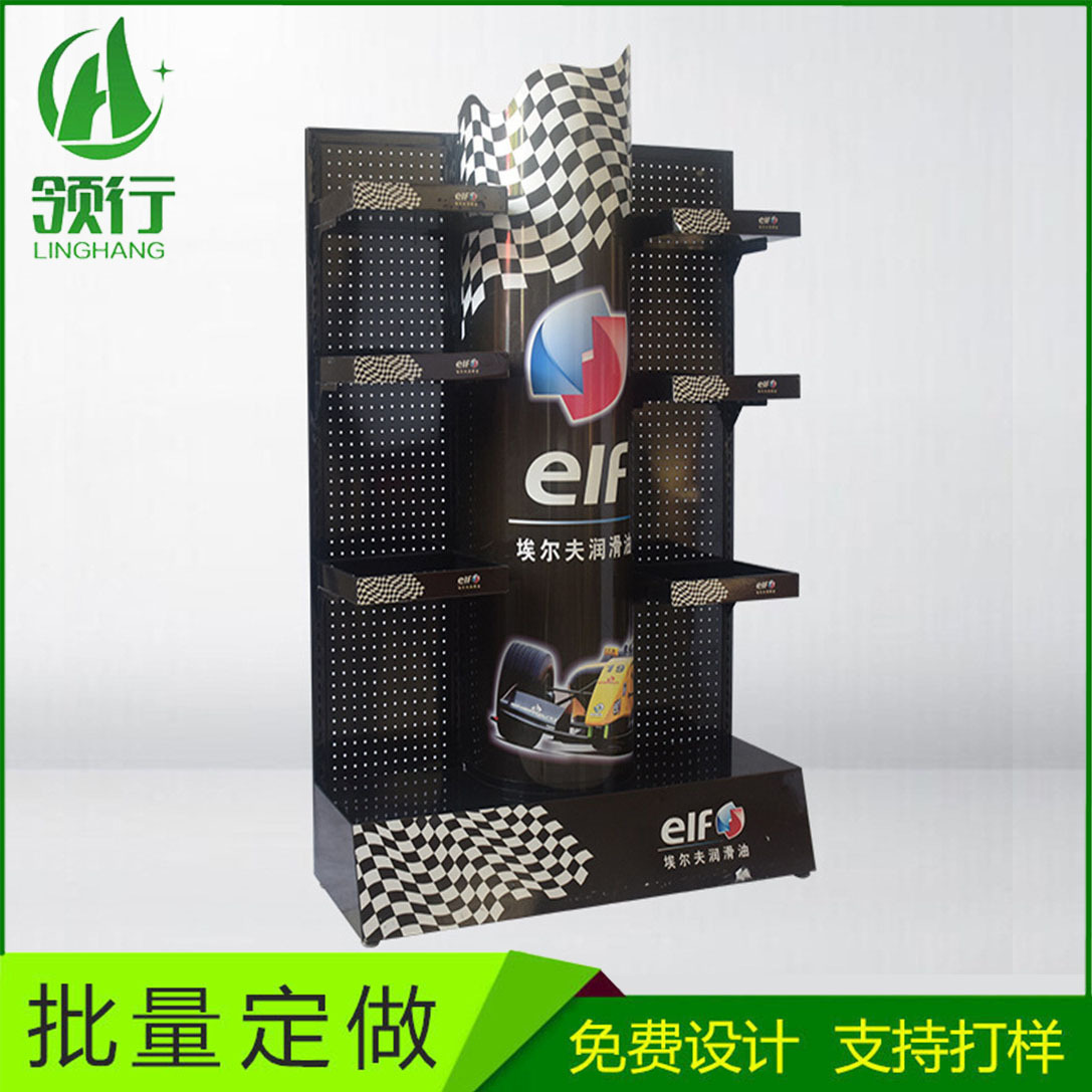 机油展示架润滑油货架埃尔夫机油润滑油防冻液展架展示架美孚