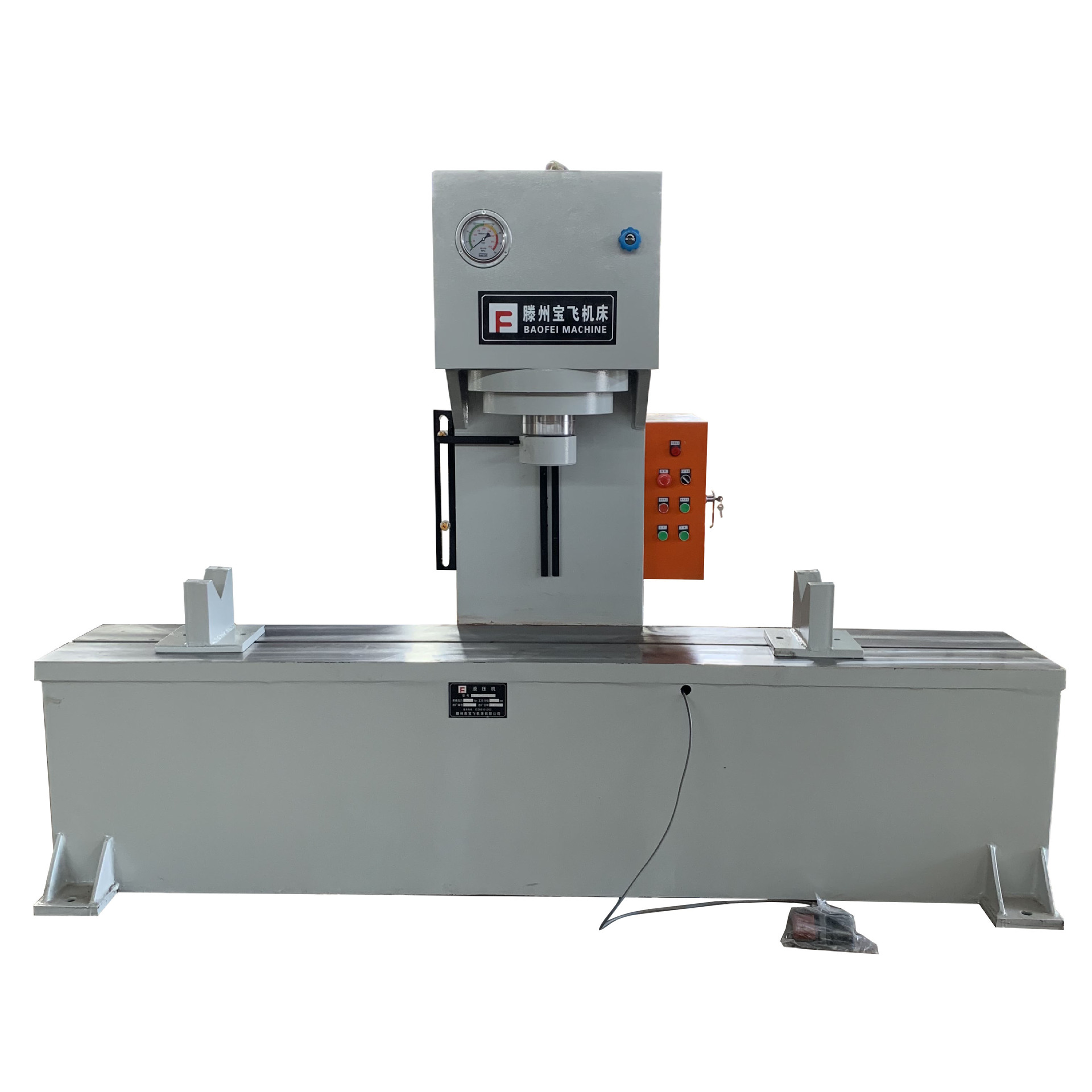 100t单柱液压机高精度数字校正压力机工字钢u型钢钢管圆钢校直机