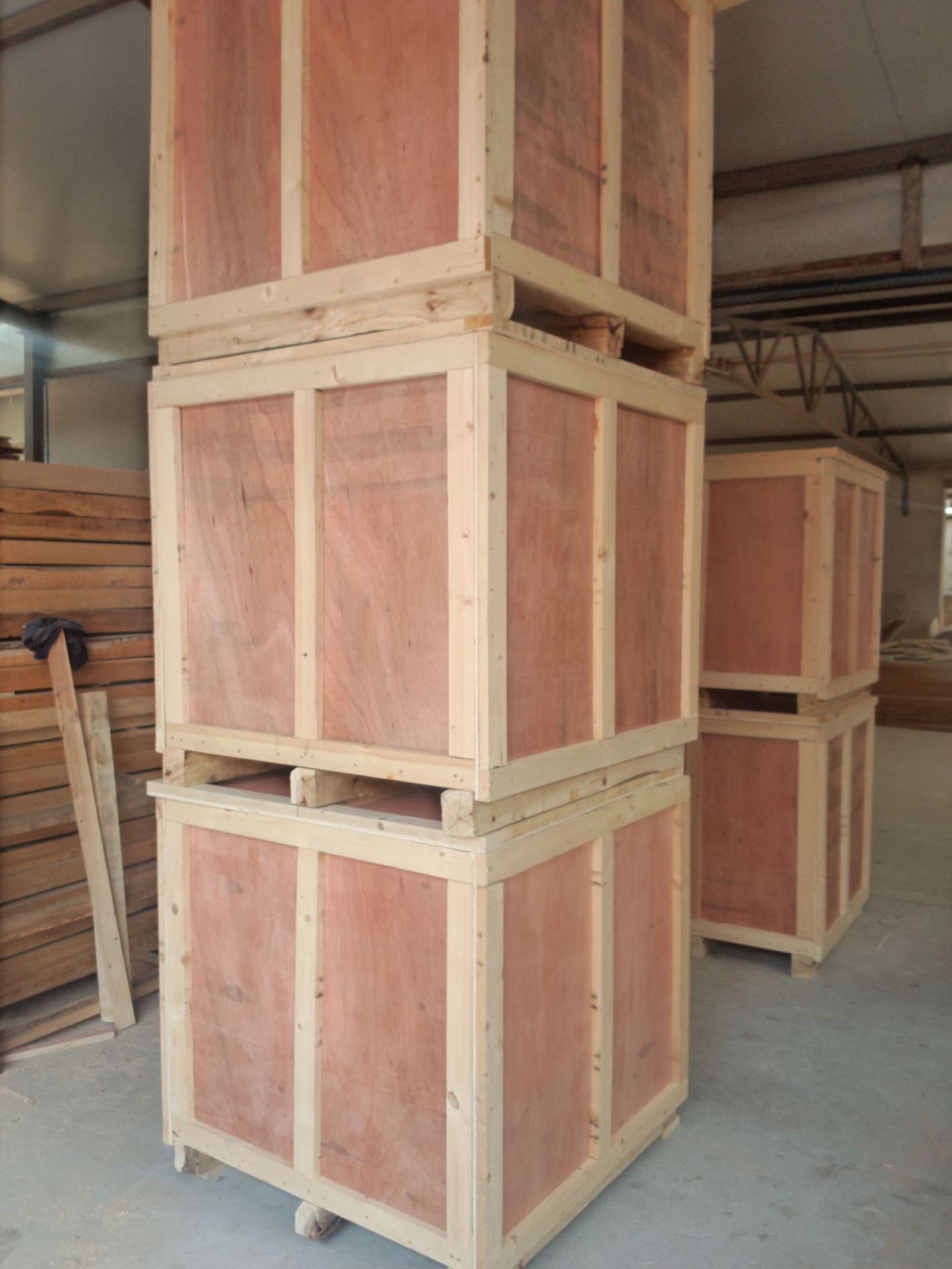 北京以及天津周边定做各种尺寸物流木质包装箱 胶合板实木包装箱