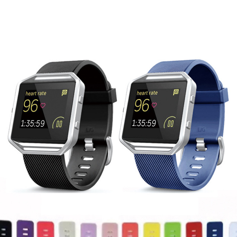 For Fitbit Blaze Smart Watch Bracelet TPU Silicone Strap Wristband Wholesale Custom One Piece Dropshipping