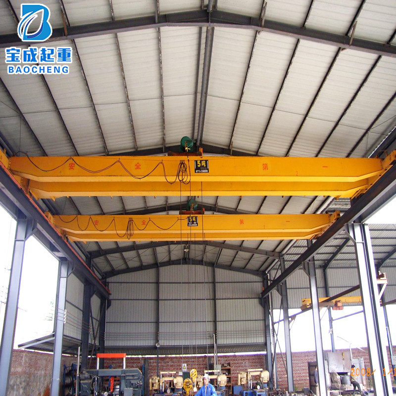 供应车间横梁天车工厂空中轨道桥式起重机电动葫芦自由升降吊车