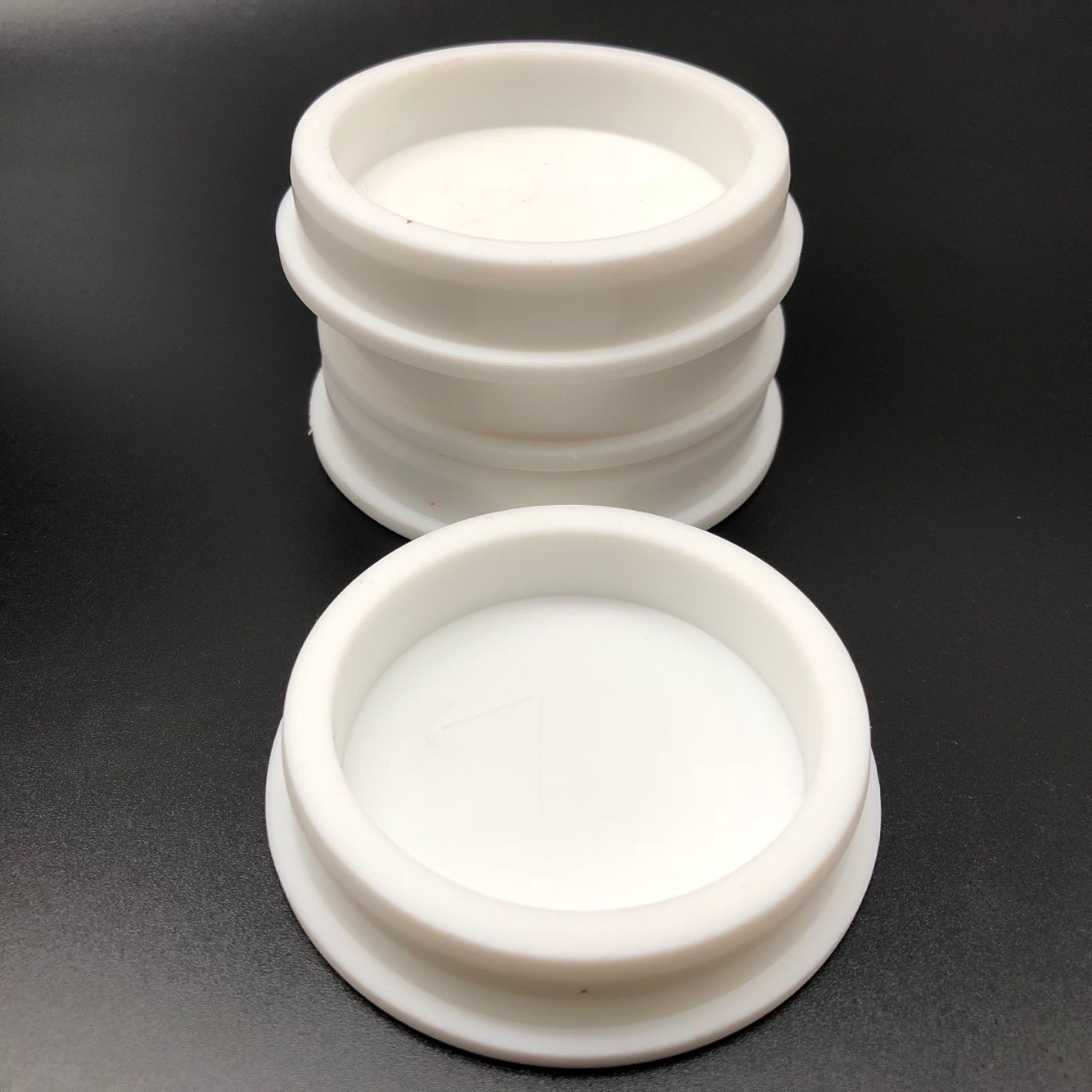 硅胶堵头塞白色橡胶塞头硅橡胶堵孔塞子螺丝孔装饰塞水管堵盖