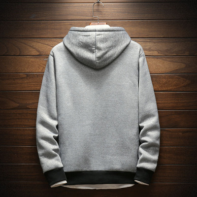 春季2019新款休闲日系宽松青年卫衣连帽印花下潮男帅气卫衣外套男