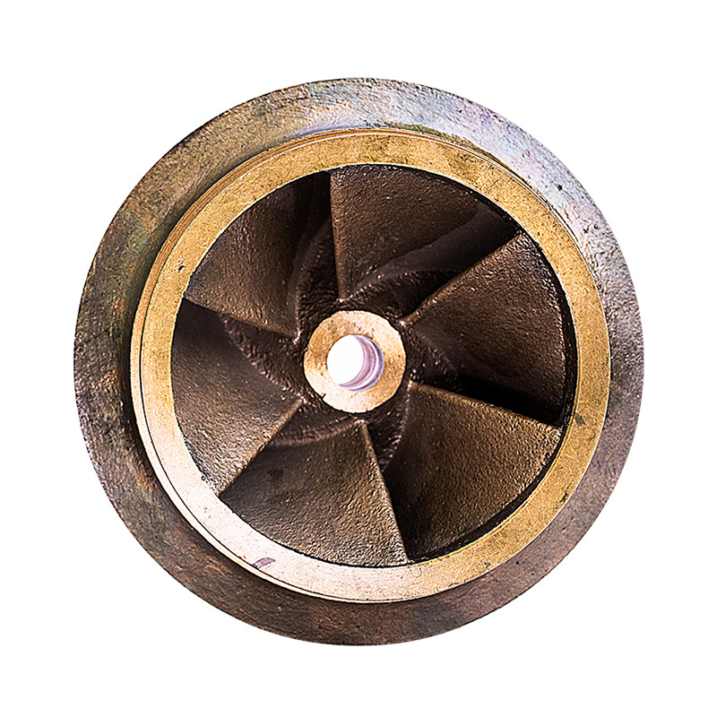 铜铸件厂家 离心浇铸铜叶轮 水泵多级离心泵叶轮 泵配件 来图定制