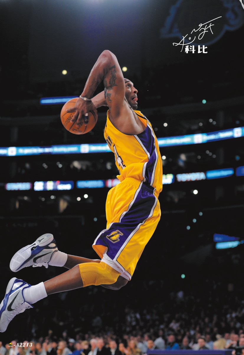 8张海报 科比1779 球星海报 压纹海报 一套8张 海报厂家直销