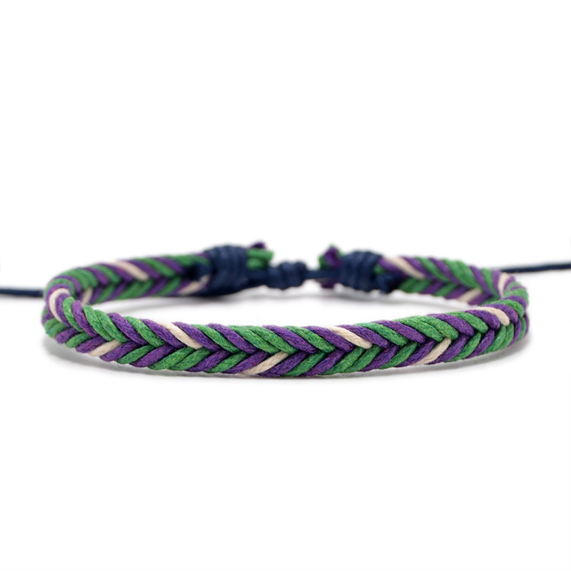 INS Style Hand Woven Hand Rope Fresh Student Original Bracelet TikTok Same Style Fashion Brand Design Handmade Bracelet