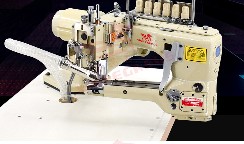 鑫飞马拼缝机四针六线绷缝机无骨拼缝机拼接缝纫机装饰缝纫机