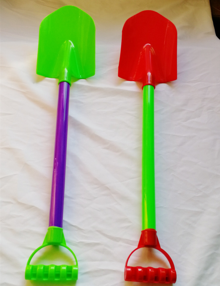 源洋65厘米加粗大号沙滩铲子儿童玩具长雪铲海边玩沙工具戏水玩具