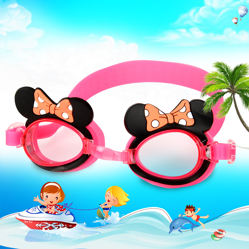 卡通多色多款泳镜儿童 可爱防雾高清舒适游泳镜 游泳馆男女童泳镜