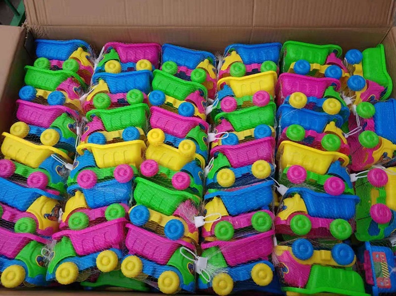 小号沙滩车玩具儿童塑料挖沙工具2元店玩具批发