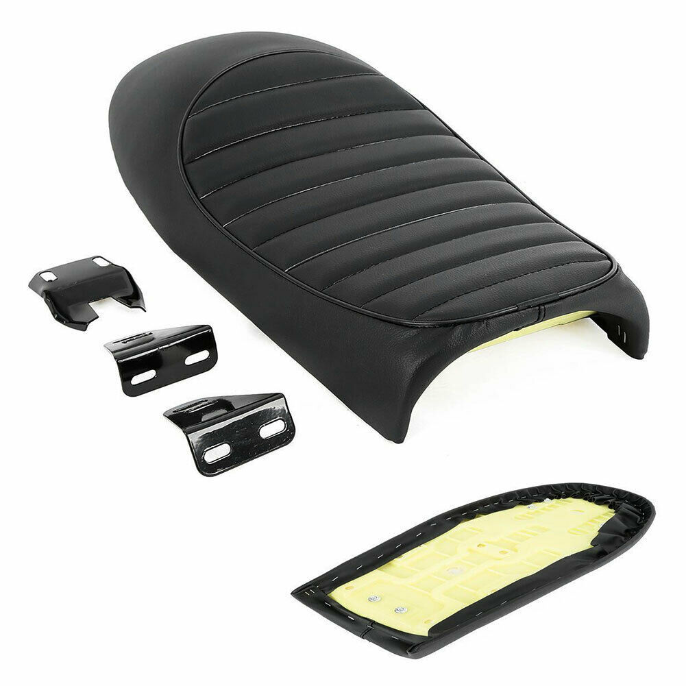 cafe racer seat复古车通用座包 长座包 驼峰/平款 黑色 棕色