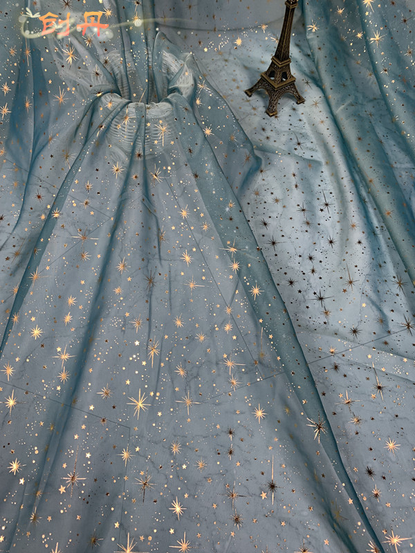 2019正宗货阳离子烫金 日月繁花系列之北极星 汉服唐装古装舞台料