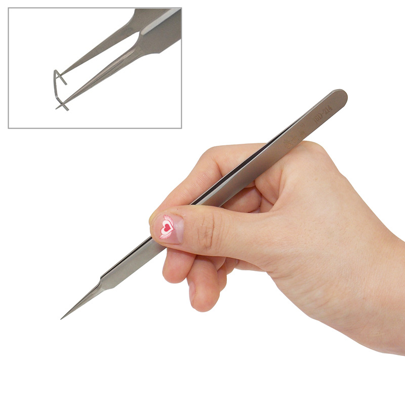 佳士顿加长镊子不锈钢精密维修尖嘴尖头飞线镊子美甲燕窝挑毛工具