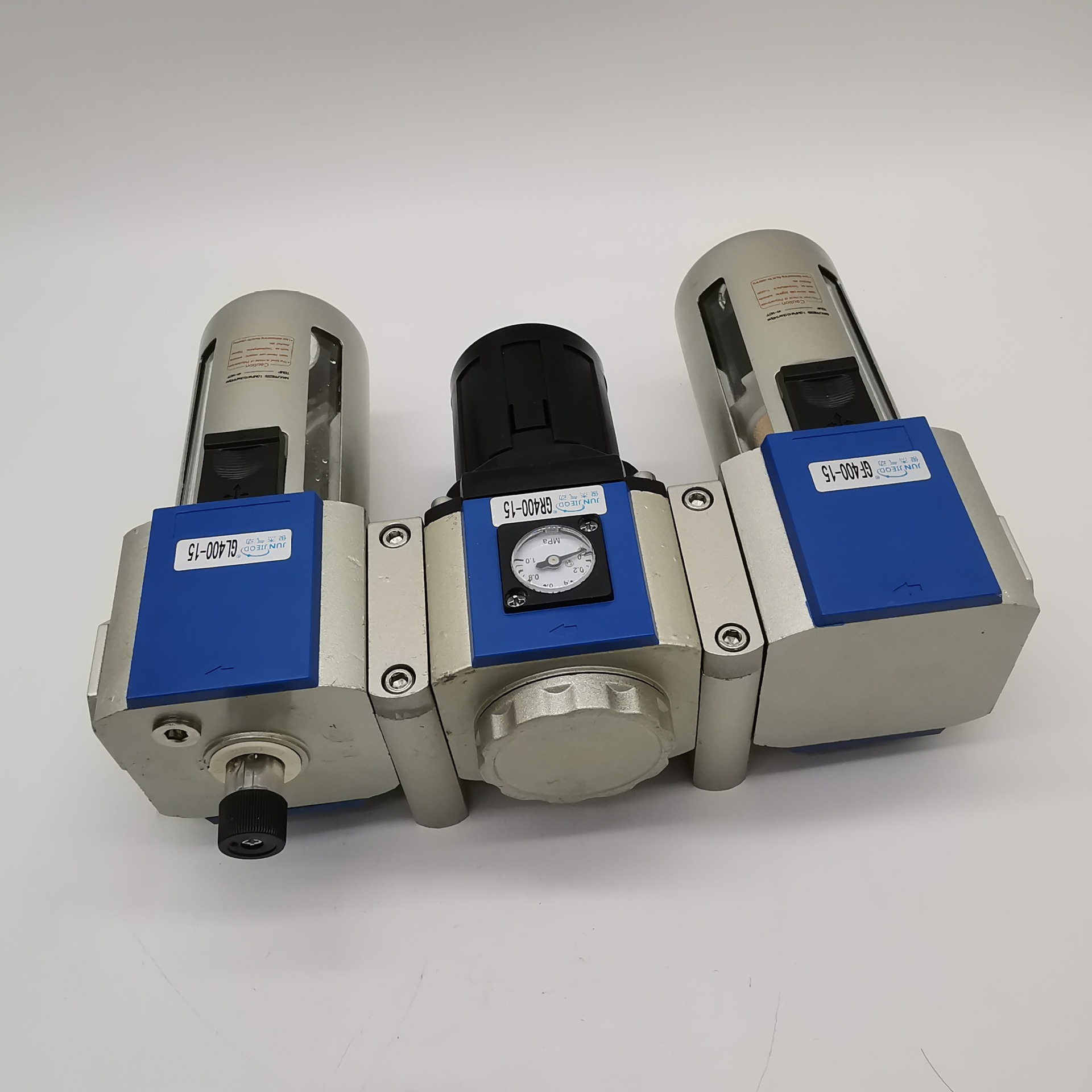 气源三联件自动排水gc200-8油水分离器gc300-10亚德客型gc400-15