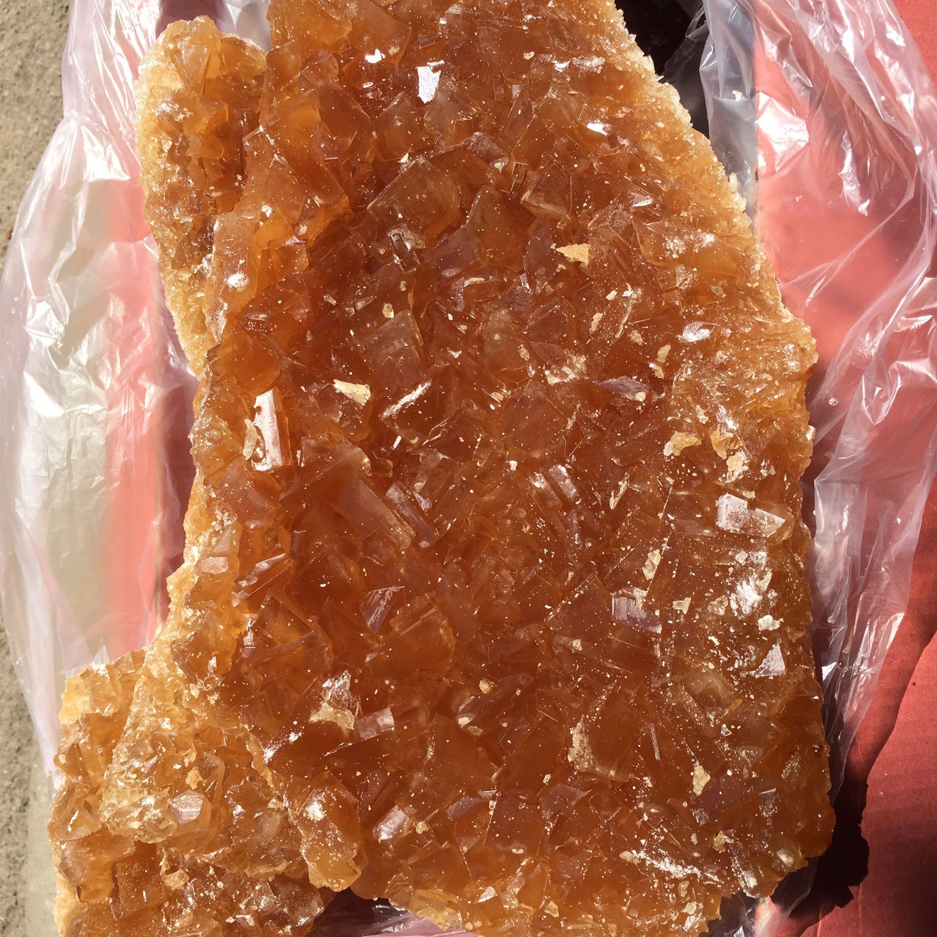 大块老冰糖云南古法手工黄冰糖多晶土冰糖20kg厂家批发甘蔗老冰糖