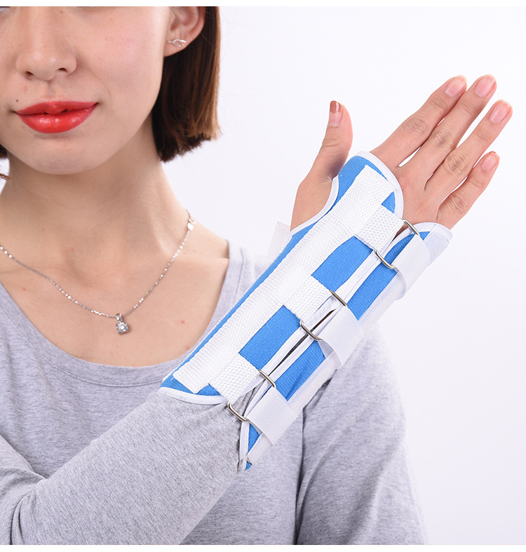 骨折腕关节固定支具 尺桡骨骨裂术后护具 手腕护腕透气夹板固定带
