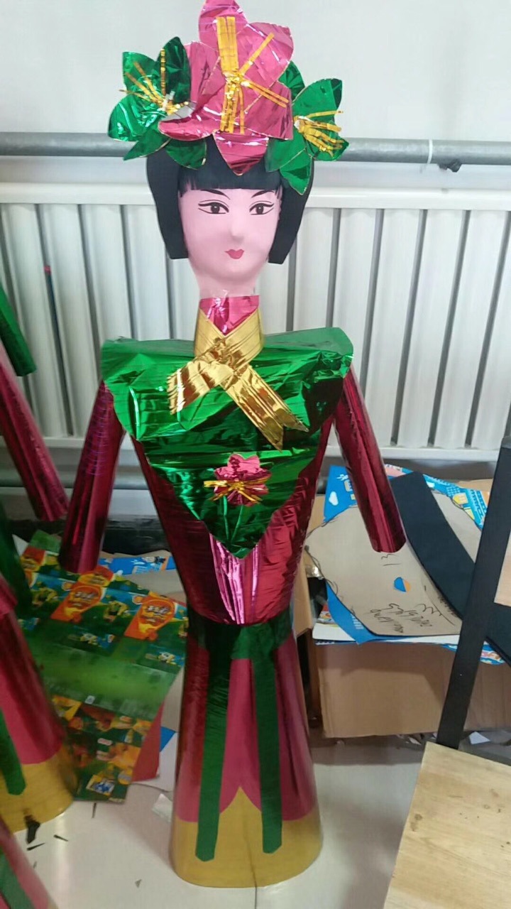 童男童女殡葬用品祭祀用品白事丧葬用品纸扎清明扫墓纸花花圈烧纸