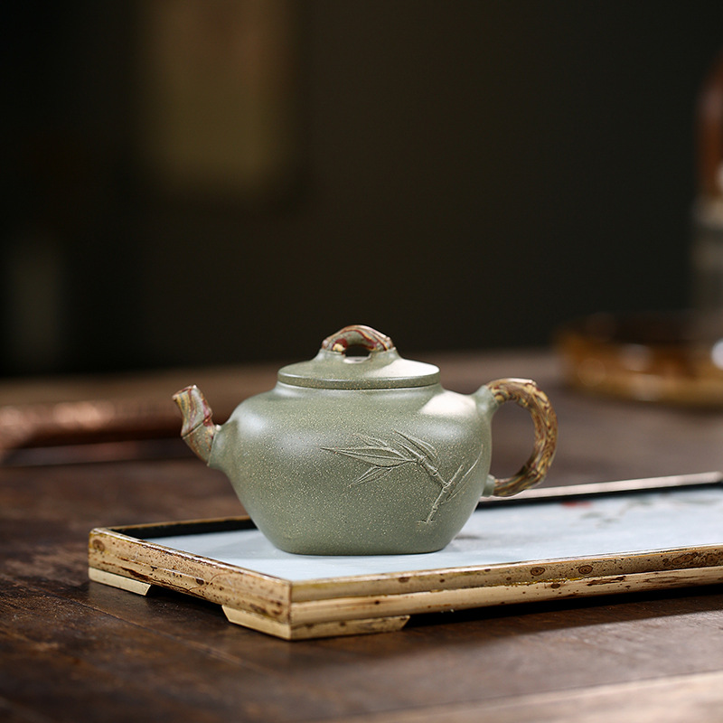 砂壶韵海批发宜兴丁蜀镇紫砂壶浑方绞泥壶诚招代理 茶壶茶具 爆款