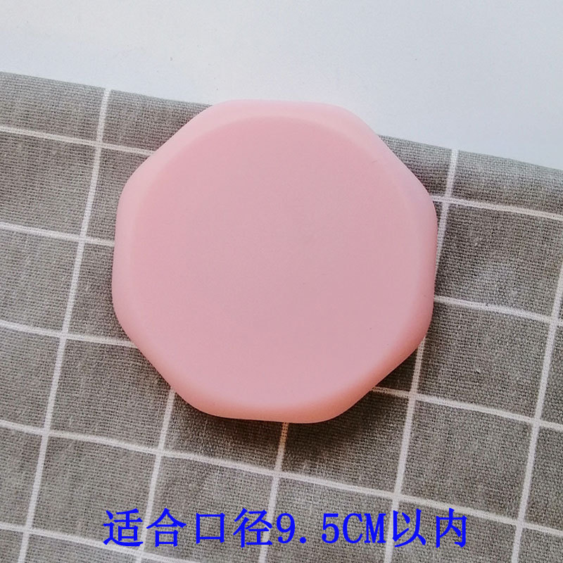 Cute White Snow Silicone Cup Lid Universal round Dustproof Thickened Food Grade Mug Teacup Water Cup Lid