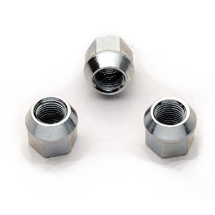 厂家供应汽配轮毂螺母 镀锌轮毂螺母 标准扣 细扣 正反口